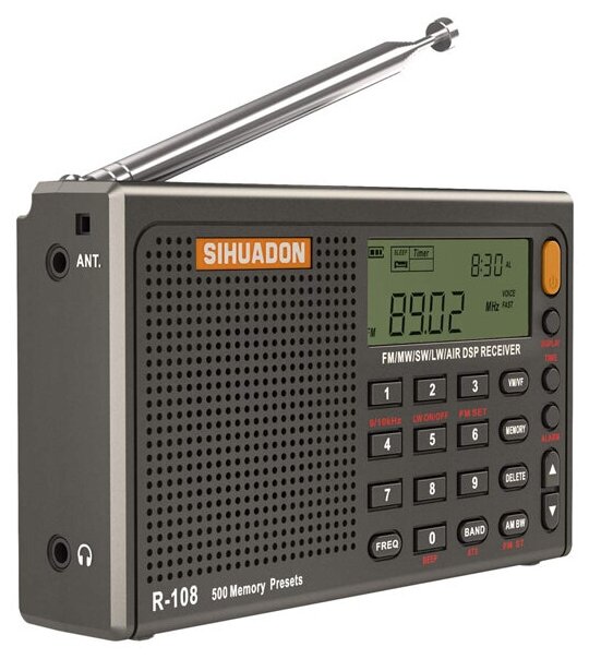 Стоит ли покупать Радиоприемник Sihuadon R-108 Графит? Отзывы на Яндекс  Маркете