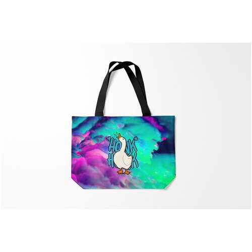 фото Сумка-шоппер / 46х35 см / геймерам / untitled goose game honk burnettie