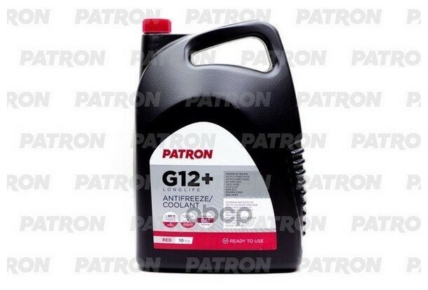 фото Patron G12 Антифриз Готовый Красный 8,9L PATRON арт. PCF2010