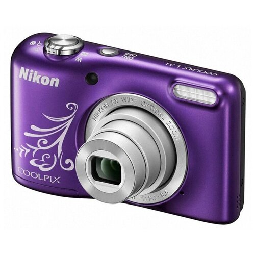 Товар Фотоаппарат Nikon CoolPix L31 красный 16Mp 5x 3 720p 17Mb 1480000₽