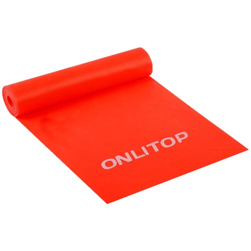 ONLITOP Эспандер ленточный для фитнеса, 150 х 15 х 0,04 см, нагрузка 10 кг, цвета микс