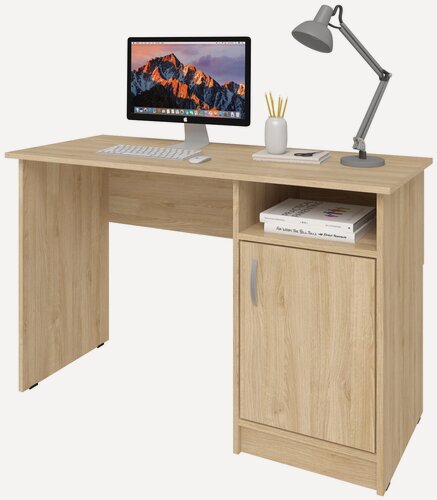 Изображение товара Стол письменный Хит-5, Ширина 100 см, Глубина 50 см, Высота 75 см, цвет: Дуб сонома