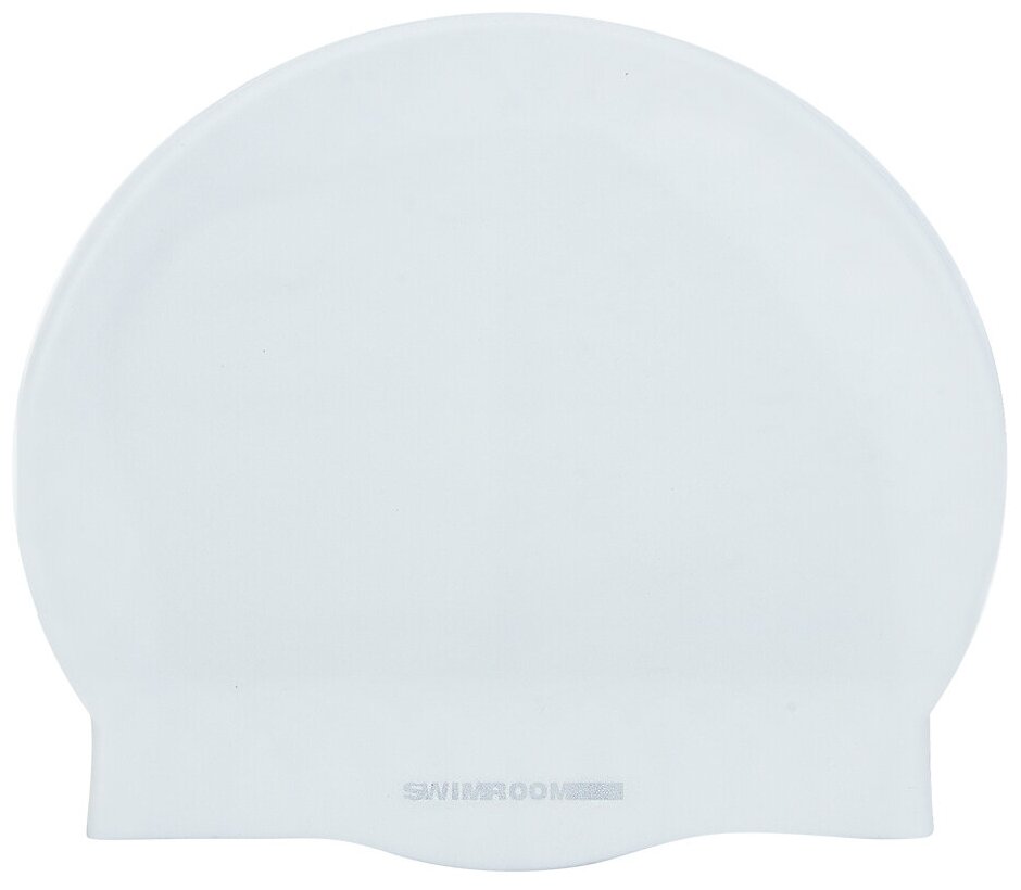 Силиконовая шапочка для плавания / бассейна SwimRoom "SwimRoom", цвет белый
