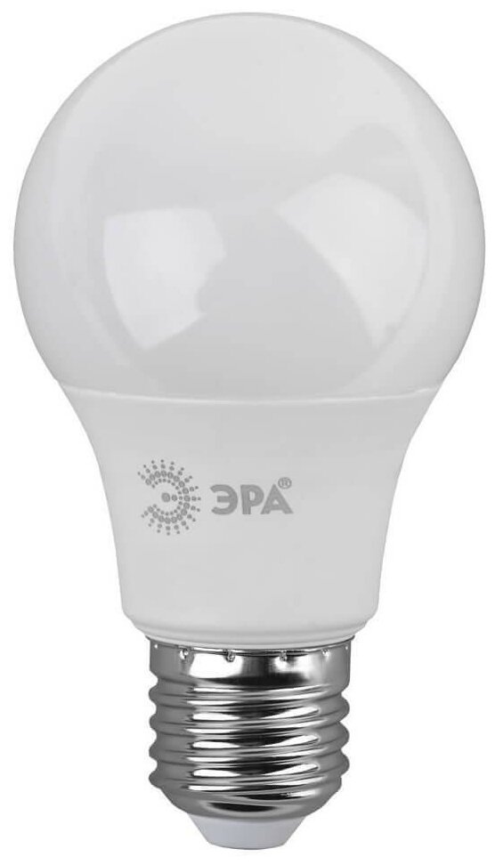 Лампа светодиодная ЭРА E27 9W 2700K матовая LED A60-9W-827-E27 Б0032246