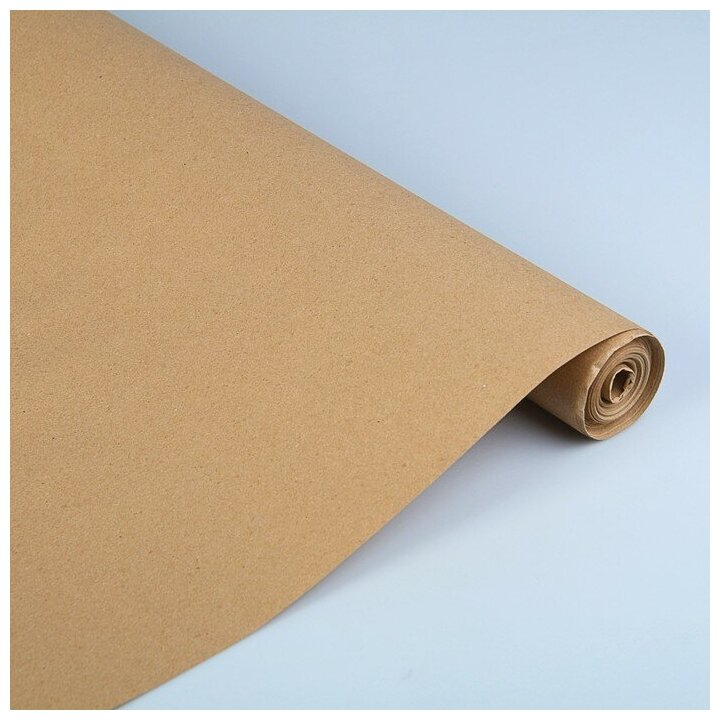 Бумага упаковочная крафт без печати. 70 г/м2. 0.72 х 20 м 3341676