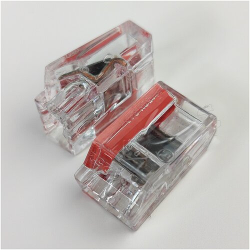 Клеммник соединительный 2-х проводной, 1,0-2,5 мм2, 24А, 450 В (комплект 20 шт)