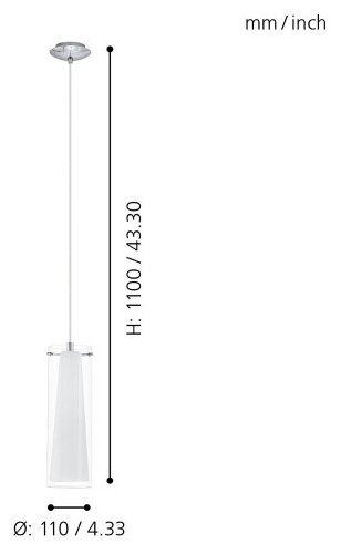 89832 Подвесной светильник (люстра) EGLO Pinto