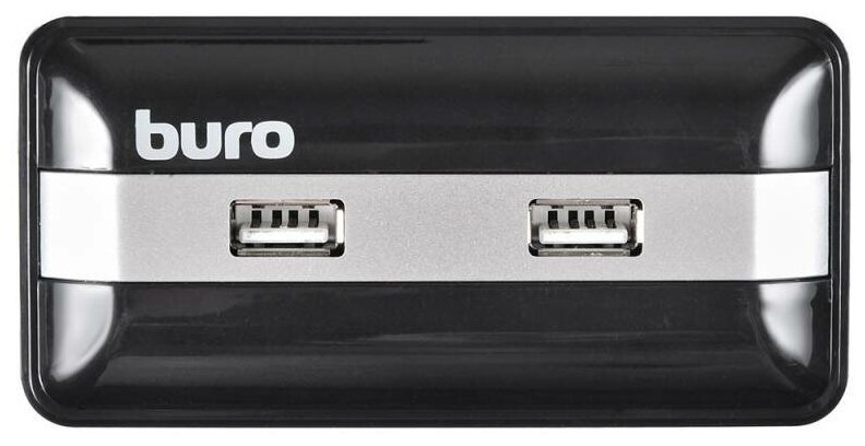 Хаб USB 20 Buro BU-HUB7-U20 7порт черный