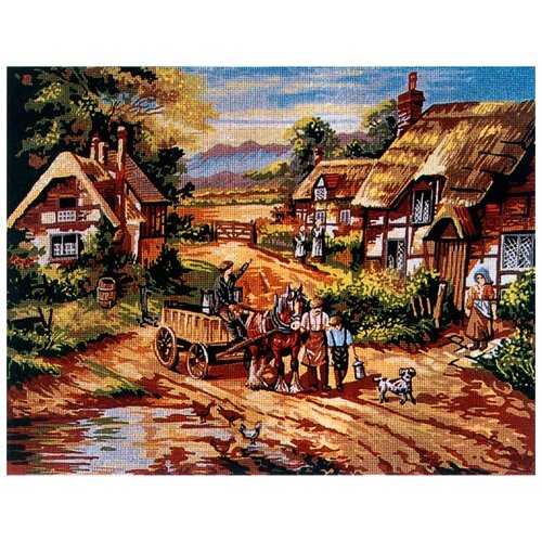 фото Набор для вышивания soulos 10.533 село