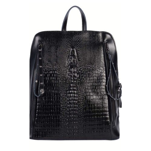 фото Сумка-рюкзак из натуральной кожи/ под крокодил/рептилия labella a4