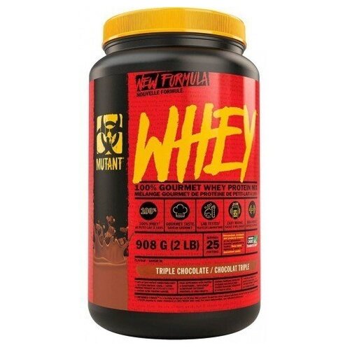 Mutant (Fit Foods) Mutant Whey (908г) Ванильное мороженое fit foods mutant whey 908 g тройной шоколад