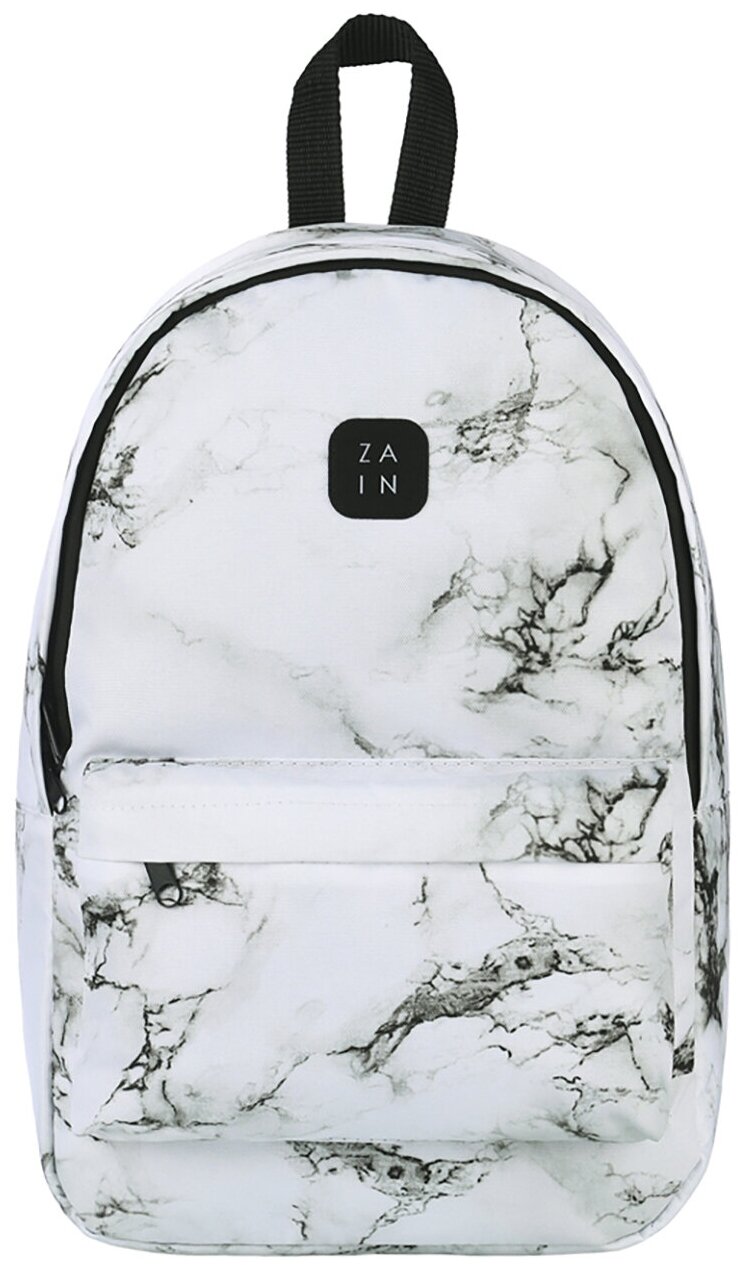 Рюкзак школьный для девочки, женский спортивный городской туристический для путешествий модный, "Мрамор"