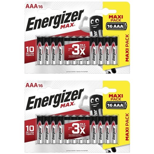 Батарейка Energizer MAX AAA Alkaline 32шт батарейка aaa energizer max e92 4шт e300157304 26028