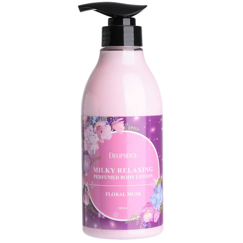 ДП BODY Лосьон DEOPROCE MILKY RELAXING BODY LOTION FLORAL MUSK 500ml