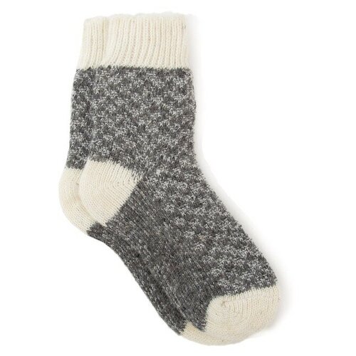 фото Носки стильная шерсть размер 35, серый