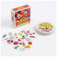 Карточная игра "Микки Маус и его друзья. Дуббль", на скорость и реакцию, 55 карт, для детей от 5 лет