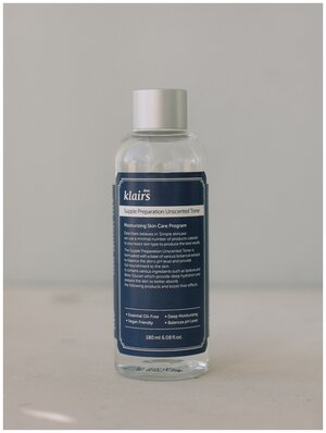 KLAIRS Тонер увлажняющий без масел и запаха Supple Preparation Unscented Toner, 180ml