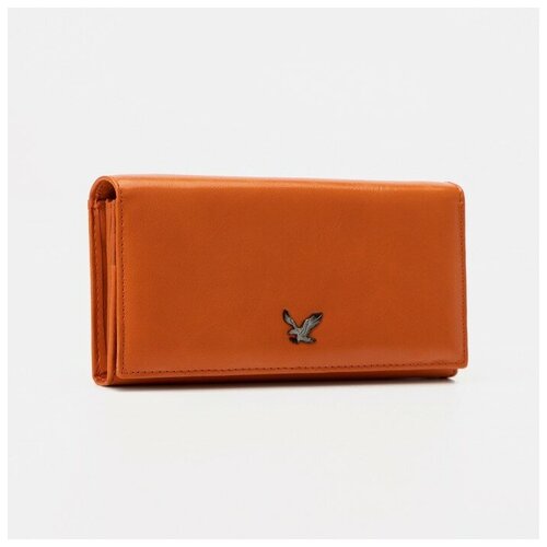 фото Кошелек на магнитах, цвет оранжевый noname