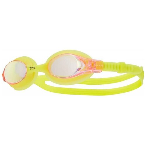 фото Очки для плавания детские tyr swimple mirrored (3-10 лет), цвет 693 (pink lemon)