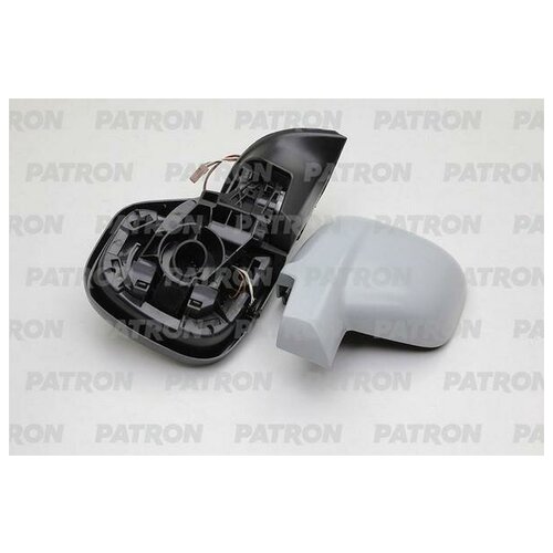фото Patron pmg0531m08 зеркало наружное в сборе прав электр с подогр, грунт, выпукл, датч.темп. citroen berlingo / peugeot