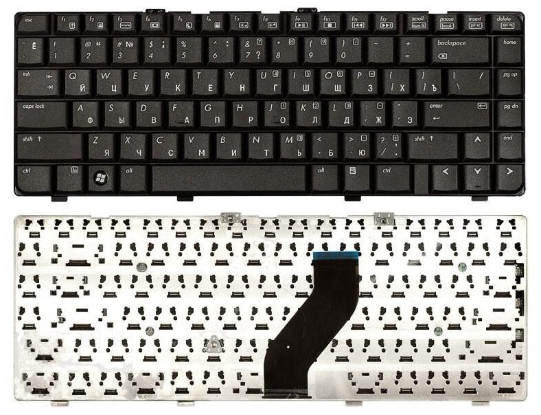 Клавиатура для ноутбука HP Pavilion dv6601ax черная 1040₽