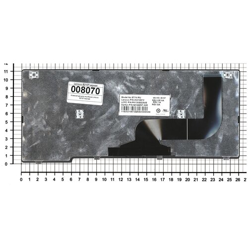 Клавиатура для ноутбука Lenovo 25210882 черная с рамкой 129000₽