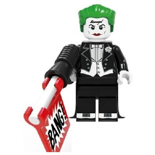 Фигурка Джокер (Joker) в черном костюме из фильма Отряд самоубийц совместима с лего