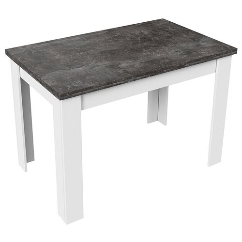 фото Промо тип 4 стол раздвижной (белый/ателье темный) трия