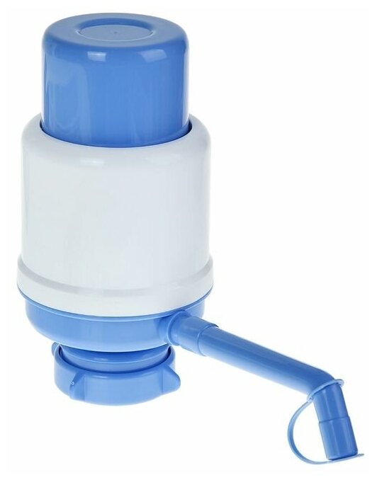 Помпа для воды LESOTO Ideal механическая под бутыль от 11 до 19 л голубая 1317998