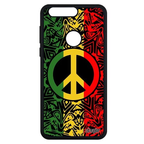 фото Качественный чехол на смартфон // honor 8 // "peace and love" пацифизм рисунок, utaupia, цветной