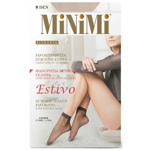 Носки MINIMI Estivo 8 (2 п) Mimi (0 (Uni) / Caramello)