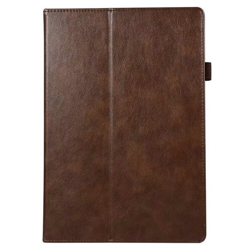 фото Чехол mypads для huawei mediapad m5 10.8 / huawei mediapad m5 10.8 pro с визитницей и держателем для руки коричневый натуральная кожа prestige бизнес класса