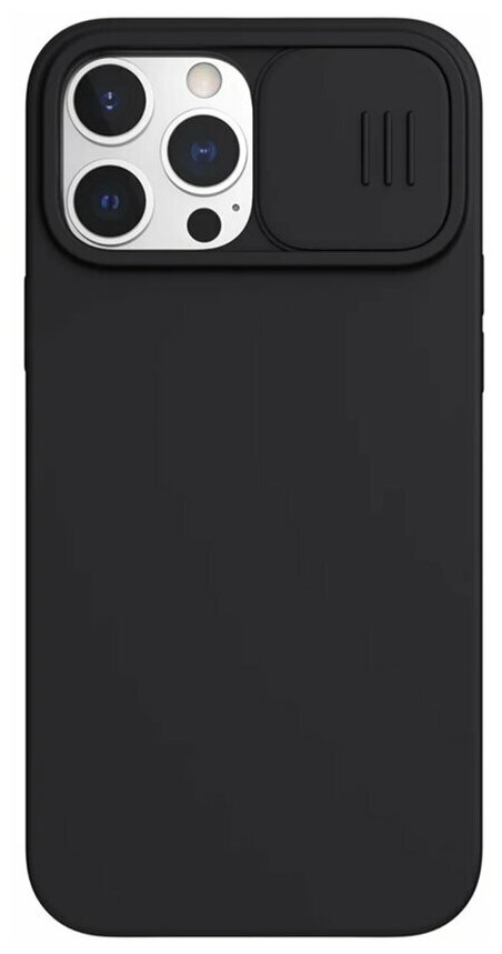 Nillkin для iPhone 13 Pro Max чехол CamShield Silky Silicone Black