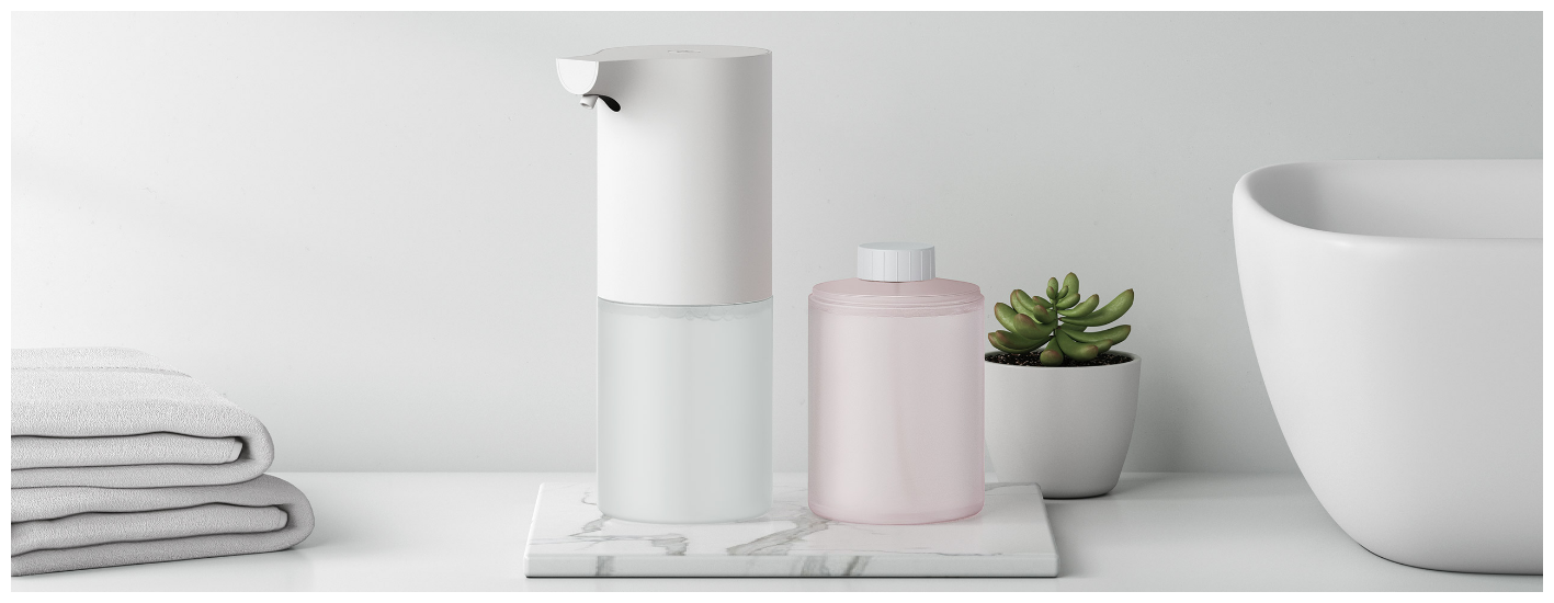 Сменные блоки для дозатора Mijia Automatic Foam Soap Dispenser 3 шт. (White/Белый) - фотография № 9