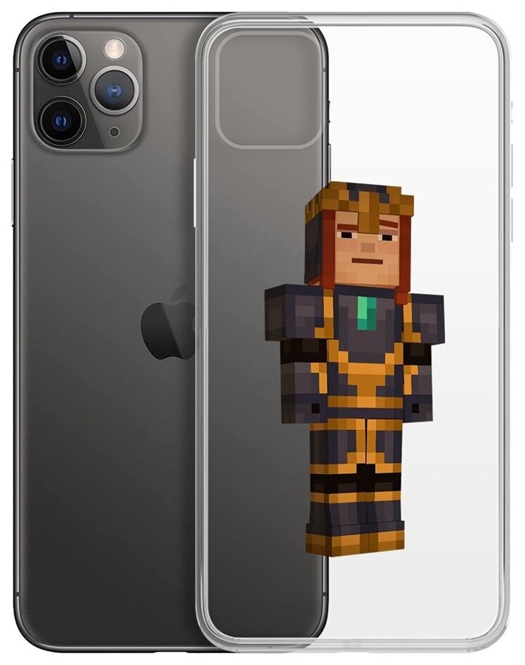 Чехол-накладка Krutoff Clear Case Петра для iPhone 11 Pro Max