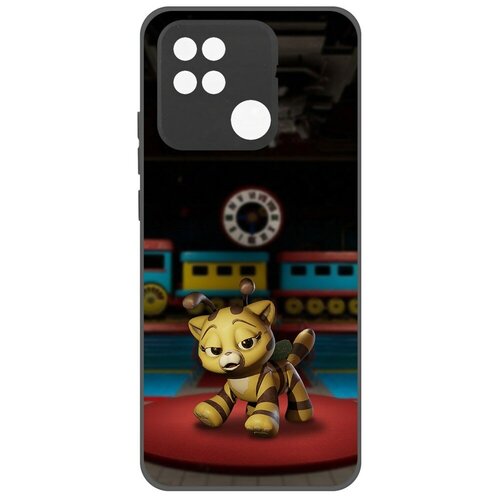 Чехол для телефона / накладка Krutoff Софт Кейс/ Хагги-Вагги/ Хаги Ваги - Кошка-Пчёлка для Xiaomi Redmi 10A черный
