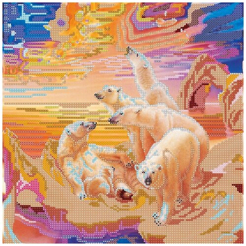 Схема на холсте Абрис Арт Закаты Заполярья, 30*30 см (AC-275)