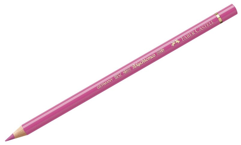 Карандаши художественные Faber-Castell "Polychromos", цвет 129 розовый, упаковка 6 шт.