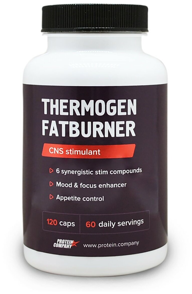 Thermogen Fatburner / PROTEIN.COMPANY / Жиросжигатель / Капсулы / 60 порций / 120 капсул