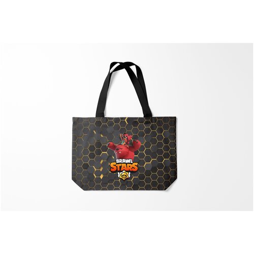 фото Сумка-шоппер / 46х35 см / геймерам / brawl stars nita burnettie