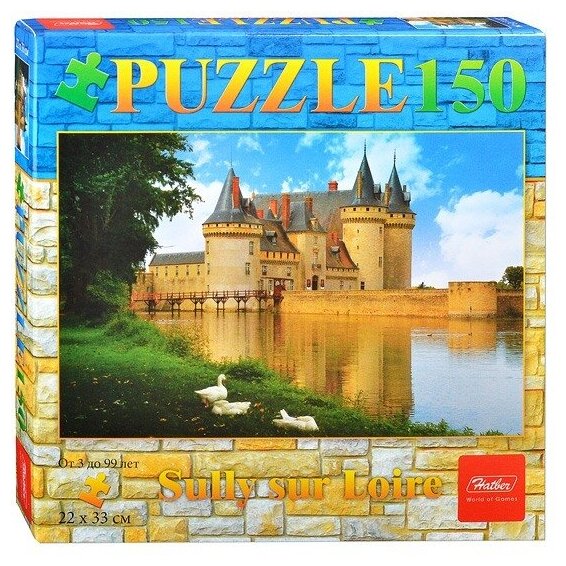 Пазл Hatber Замок с озером, 150 деталей (8977)