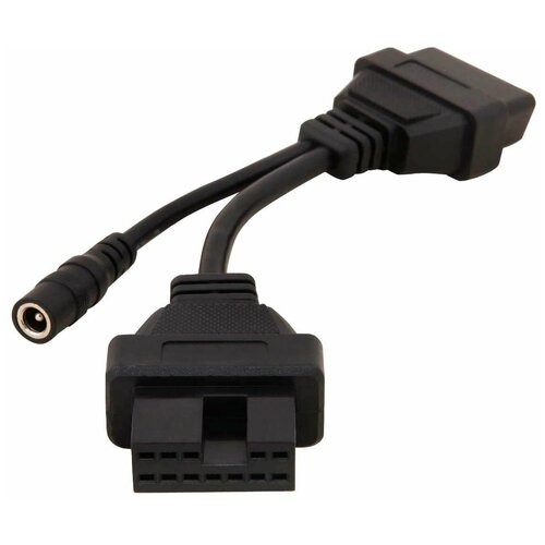 Переходник 12 Pin - OBD 2 16 Pin для Mitsubishi/Hyundai переходник уаз газ 12 pin на obd 2 16 pin