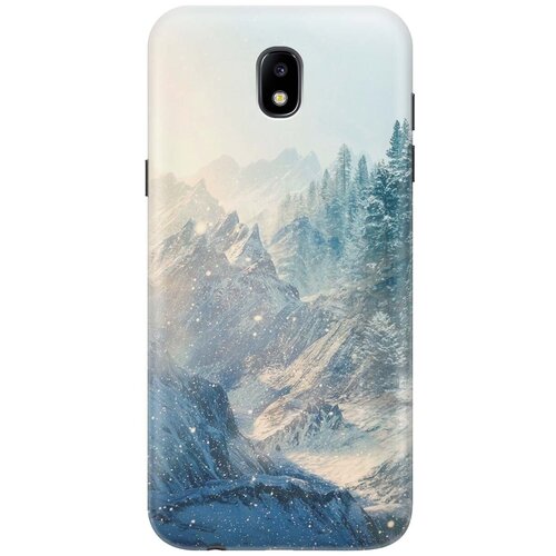 GOSSO Ультратонкий силиконовый чехол-накладка для Samsung Galaxy J5 (2017) с принтом Снежные горы и лес gosso ультратонкий силиконовый чехол накладка для samsung galaxy s9 с принтом снежные горы и лес