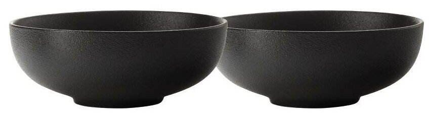 фото Набор 2 салатника (чёрный) Икра (Maxwell&Williams)