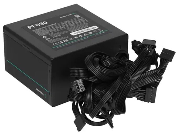 Блок питания Deepcool PF650 650W черный BOX - фотография № 2