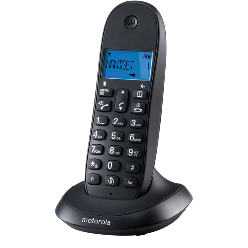 Радиотелефон DECT MOTOROLA C1001CB+ (цвет черный) спикерфон yealink cpw65 dect duo черный