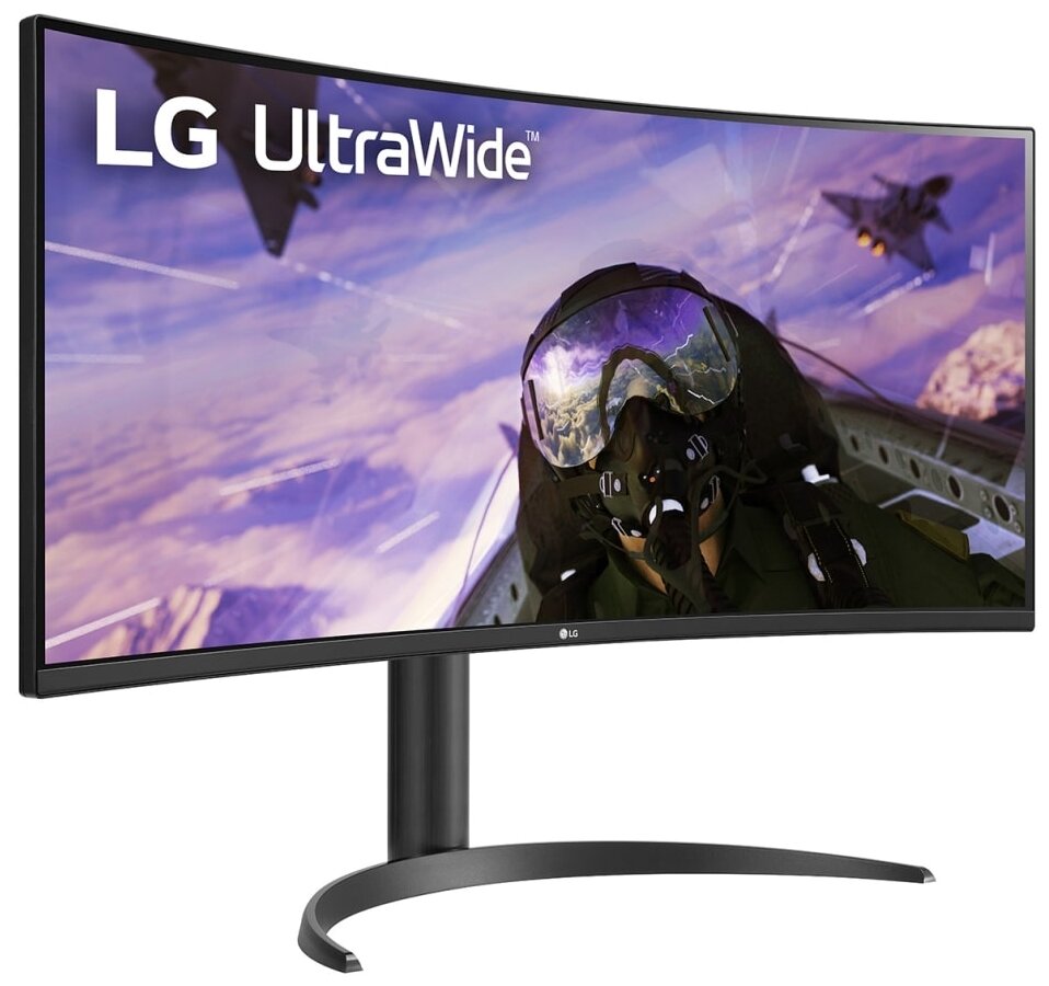 Монитор LG 34WP65C-B 3440x1440 160 Гц VA черный