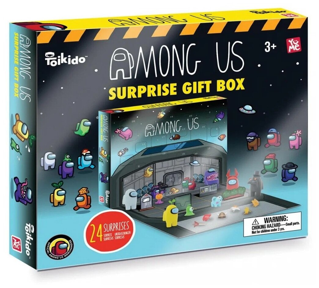 Игровой набор Yume Among us Набор сюрпризов адвент календарь 10520