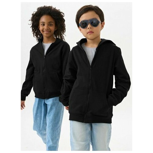 фото Толстовка uzcotton, размер 110\5-6, черный