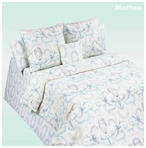 Постельное белье Cotton Dreams (перкаль) «Matteo (Valencia)(наволочки 50x70 см) -20%» (2-спальный с простыней евро)